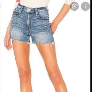 MOTHER the Dutchie Fray shorts in Sacred